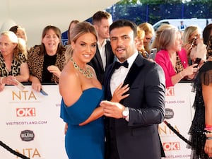 Vicky Pattison and Ercan Ramadan attending the National Television Awards 2021 held at the O2 Arena, London