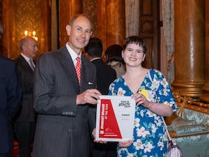 The Duke of Edinburgh and schoolgirl Rosa Ross