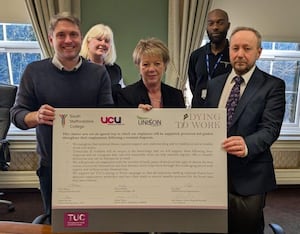 South Staffordshire College is proud to have signed the Dying to Work Charter