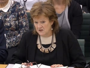 Professor Alexis Jay, chairwoman of the Independent Inquiry into Child Sexual Abuse, gives evidence to the Commons Home Affairs Committee