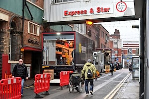 Filming for a new Channel 5 drama is underway at the Queen Street building