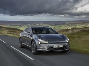 A Polestar 4 electric car