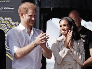 Harry and Meghan at the Invictus Games in Dusseldorf