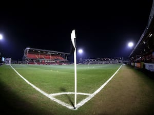 A general view of Blundell Park