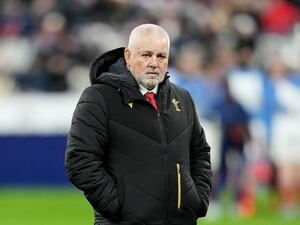 Wales head coach Warren Gatland walks in the pitch ahead of his side's game in France