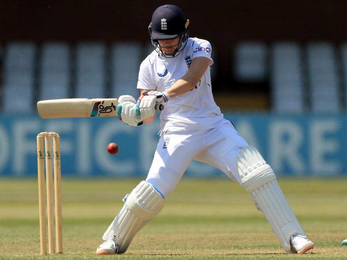 Maia Bouchier and Nat Sciver-Brunt tons power England to big total