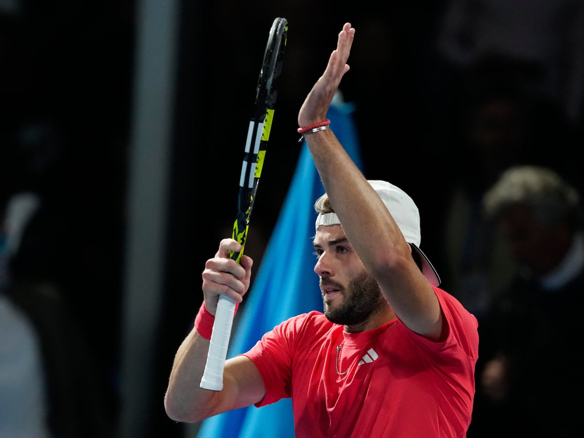 Jacob Fearnley breaks new ground by beating Arthur Cazaux at Australian Open