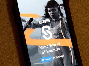 BBC Sounds app on a mobile phone