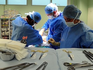 An operation taking place