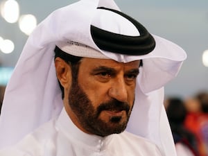 FIA president Mohammed Ben Sulayem looks mad