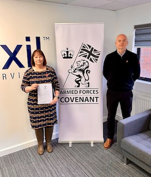 Kathy Warfield and Mark Downes, former members of the RAF and Army, are valued members of Axil's growing team of ex-military professionals.