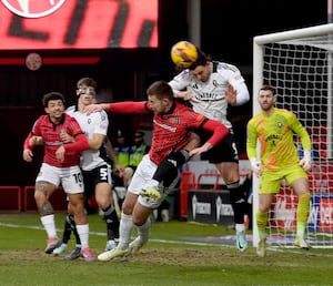 Harry Williams was forced off in the second half during Walsall's 3-1 win over Chesterfield.