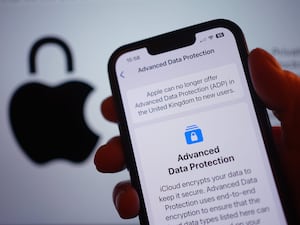 A message on an iPhone warning that Apple can no longer offer Advanced Data Protection (ADP) to its customers in the UK