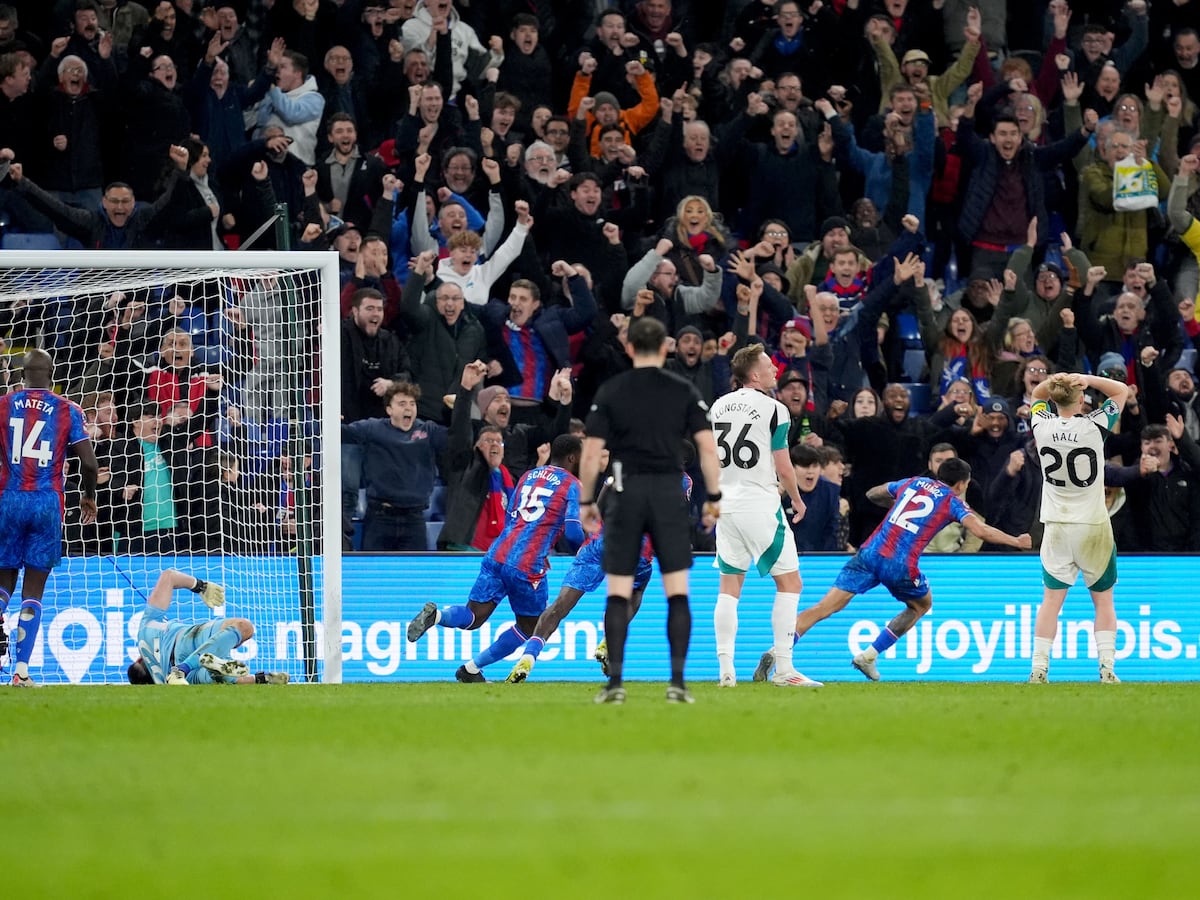 Crystal Palace pick up late point against Newcastle