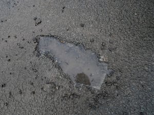 A pothole