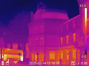 Walsall Police's thermal imaging camera
