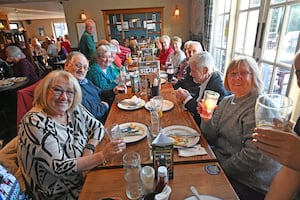 There's a family feeling, with plenty of people coming to see friends and enjoy a drink