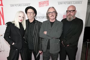 Shirley Manson, Duke Erikson, Butch Vig, and Steve Marker of Garbageattend