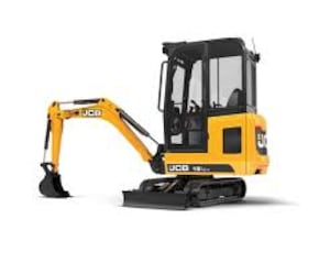 A mini digger 