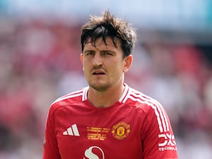 Harry Maguire in his Manchester United kit