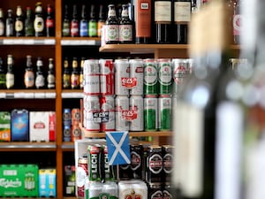 File photo of alcohol for sale in an Edinburgh off-licence