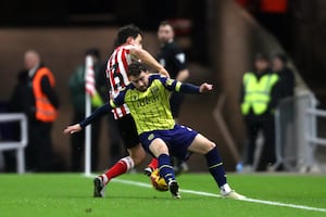 Luke O'Nien and Mikey Johnston (Photo by Adam Fradgley/West Bromwich Albion FC via Getty Images)