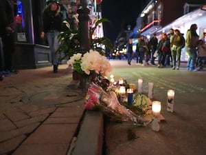 A memorial on Bourbon Street