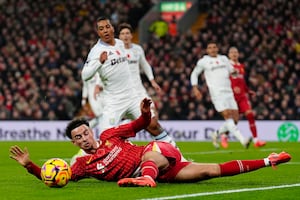 Action from Villa's defeat at Anfield
