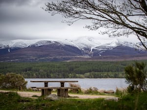 A landscape view of the Cairngorms