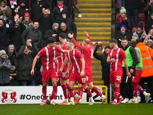 Jamie Donley celebrates