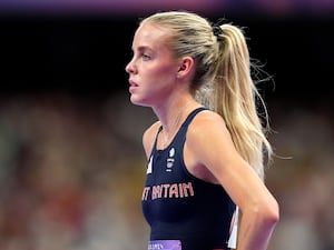 Great Britain’s Keely Hodgkinson during the Women’s 800m Final at the Stade de France