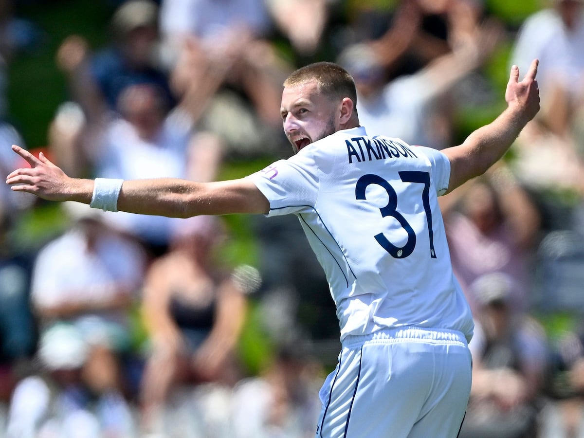 Gus Atkinson hat-trick puts England in command of second Test in New Zealand