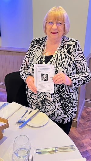 Carole Holdcroft, President SI Cannock & District at the 70th Dinner Celebration