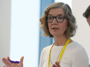 Headshot of Audrey Nicoll speaking