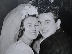 Jack and Tricia on their wedding day in 1965.