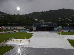 A general view of the Daren Sammy National Cricket Stadium