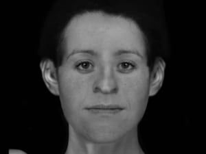 Facial reconstruction released by Greater Manchester Police and created by Face Lab at Liverpool John Moores University of a woman whose body was discovered in the River Mersey in March