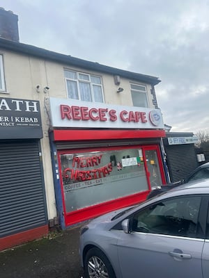 Reece’ cafe shopfront 