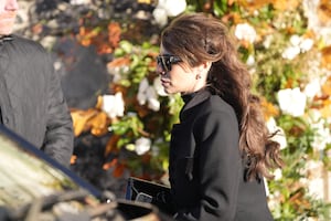 Cheryl Tweedy after the funeral service of her ex and father of her son Liam Payne