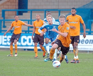 In action against Chelsea (Simon Williams)