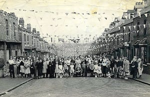 Park Hall Road, Smethwick celebrating the Queen's Coronation in 1953