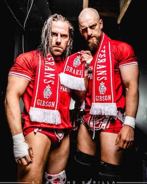 The Grizzled Young Veterans James Drake and Zack Gibson will be in action. Photo: Burning Heart Pro Wrestling