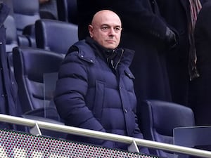 Chairman Daniel Levy in the Tottenham directors' box