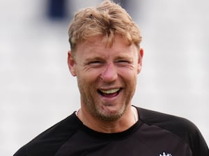 Andrew Flintoff before day three of the Third Rothesay Men’s Test at The Kia Oval, London