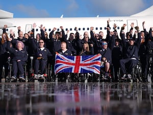 Members of the Royal British Legion’s Team UK (Joe Giddens/PA)