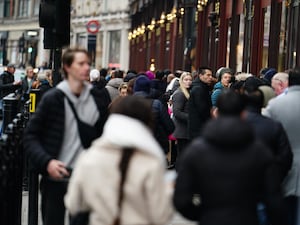 Shoppers in the street