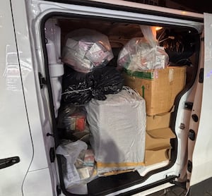 All of the items seized totalled £1m 