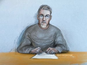 Court sketch of Daniel Andreas San Diego