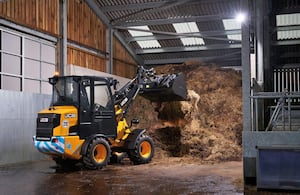 JCB's 403E Full Cab battery-electric loader.