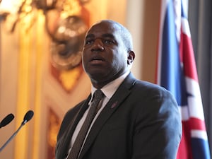 Foreign Secretary David Lammy speaking during an event at the Foreign, Commonwealth and Development Office